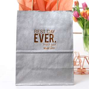 wedding gift bags Personalized gift bags birthday gift bags white bags custom gift bags