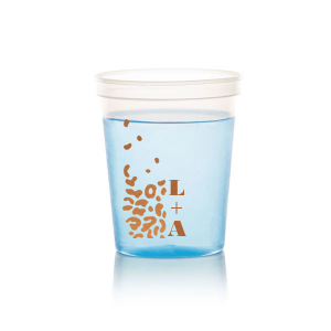 Our Leopard Pattern Initials Cup is good for use in Animals, Trendy, Full Bleed themed parties and will impress guests like no other. Make this party unforgettable.