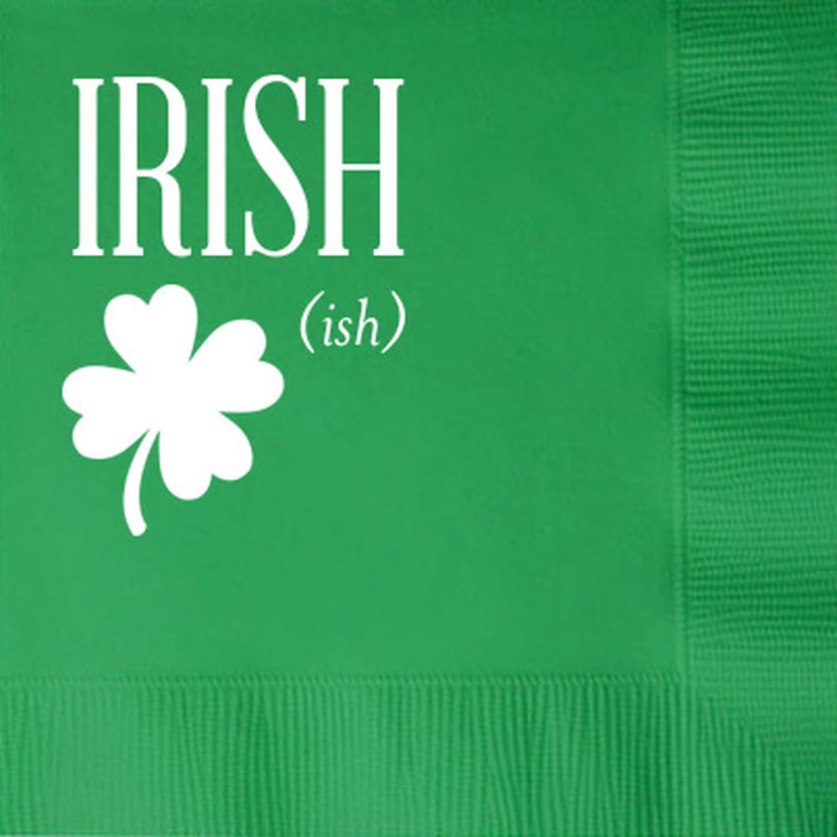 St. Patrick's Day Personalized Cocktail Napkin