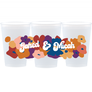 Personalized Matte White Ink Custom Photo 16 oz Frost Flex Cup with Matte White Ink Digital Print Colors can't be beat. Showcase your style in every detail of your party's theme!