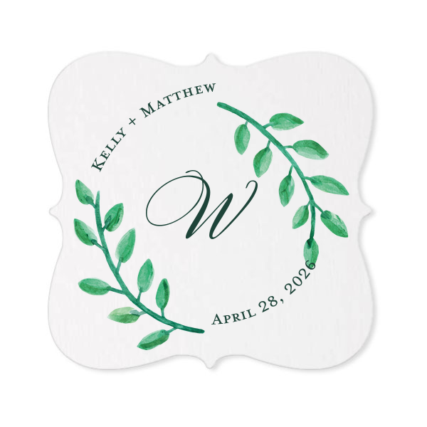 Our personalized White Custom Photo Round Coaster with Matte Spruce Digital Print Colors will make your guests swoon. Personalize your party's theme today.