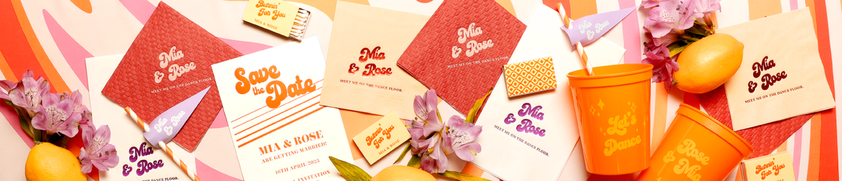 shop the Mod Mediterranean wedding collection