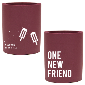 ForYourParty's chic Orange Sherbert Flat Can Cooler with Matte Poppy Ink Cup Ink Colors has a Popsicles graphic and is good for use in Food, Kid Birthday, Birthday themed parties and will add that special attention to detail that cannot be overlooked.