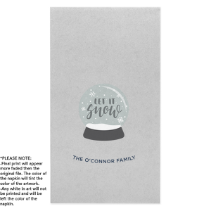 Our custom White Borderless Custom Photo Cocktail Napkin with Matte Slate Gray Ink Digital Print Colors will add that special attention to detail that cannot be overlooked.