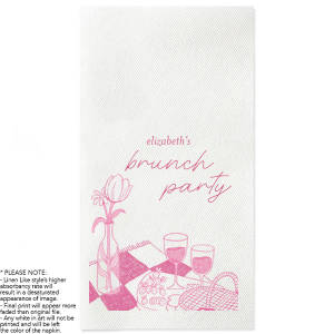 Add a floral touch to your next party event with Birthday Brunch Full Color Napkin. Printed in the ink color of your choice, the high quality and functional napkin is perfect for springtime functions such as birthdays, bridal showers or home entertainment. Customize the design today to make it your own!