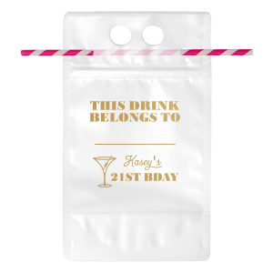 This Drink Belongs to Birthday Drink Pouch