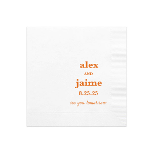 See You Tomorrow Napkin