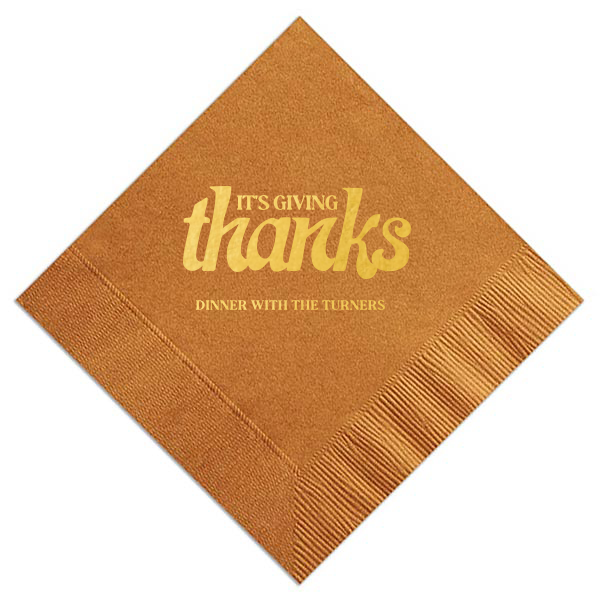 It's Thanksgiving Family Napkin