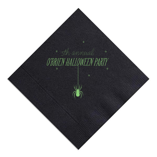 Spider Halloween Napkin