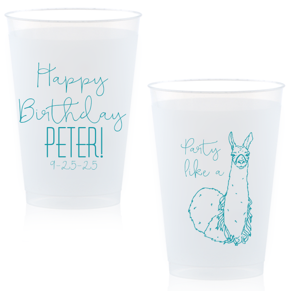 Party Like a Llama Frost Flex Cup