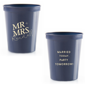 Married Party Mr and Mrs Stadium Cup