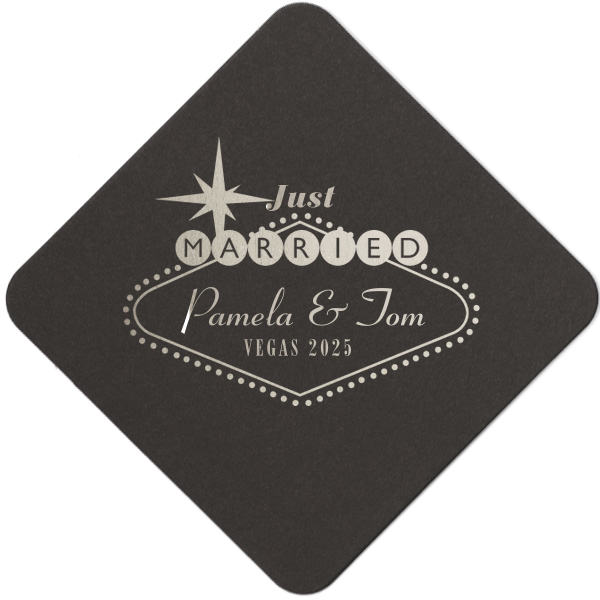 Vegas Baby Just Married Coaster