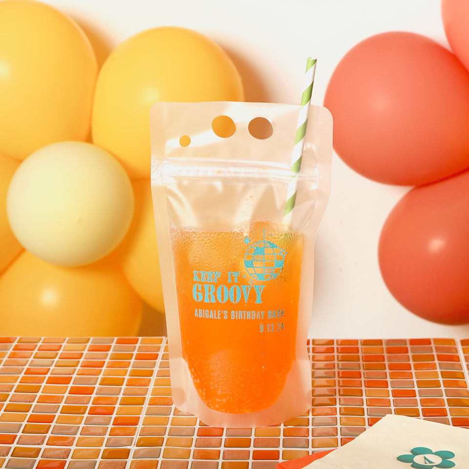 Disco Night Keep It Groovy Drink Pouch