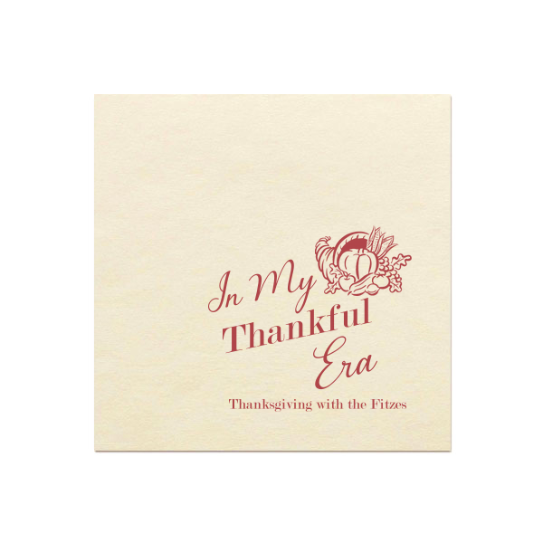 In My Thankful Era Napkin