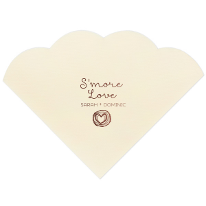 ForYourParty's chic Watercolor Sangria Patterned Cocktail Napkin with Matte Ivory Foil has a Tree Heart graphic and is good for use in Hearts, Frames, Wedding themed parties and will add that special attention to detail that cannot be overlooked.