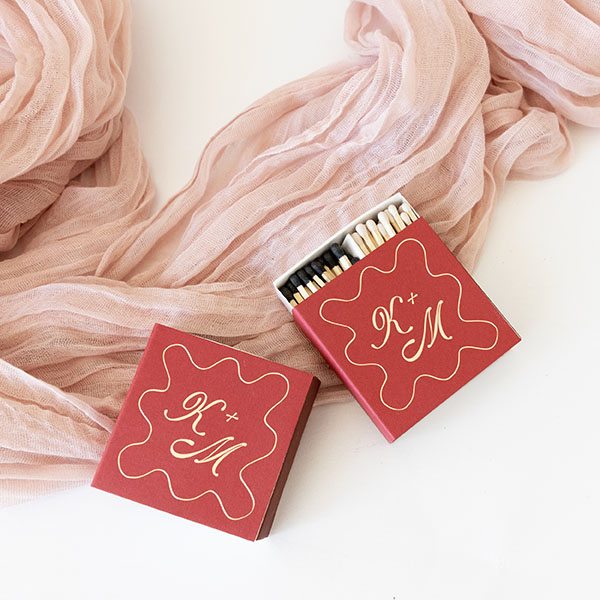 Chic Initials Matchbox