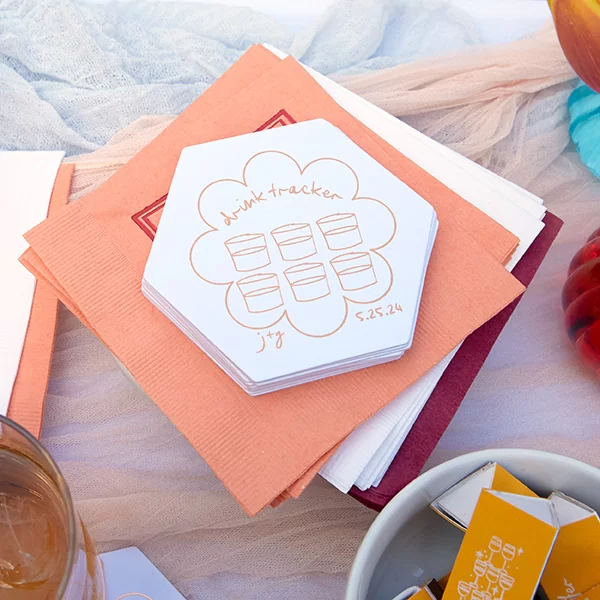 Kitchy Cocktail Hour Drink Tracker Coaster