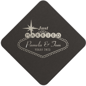 Vegas Baby Just Married Coaster