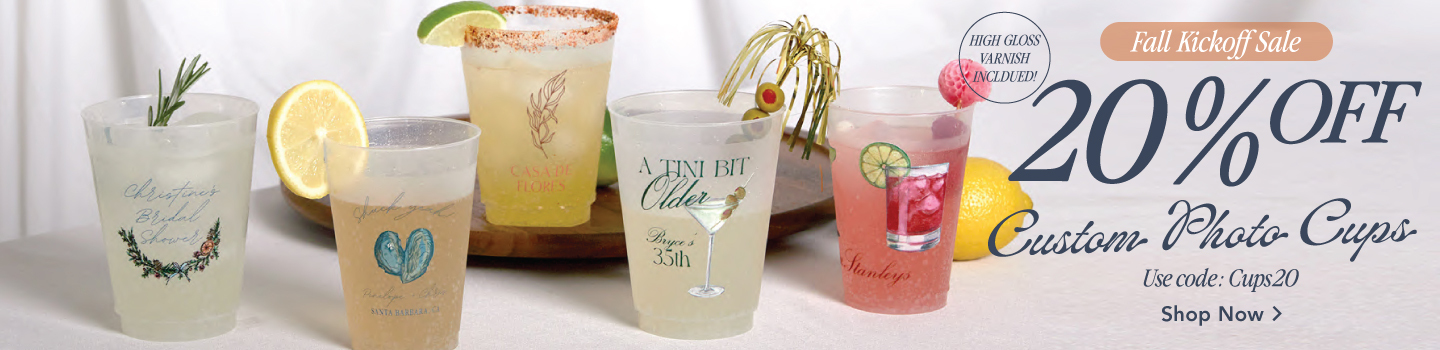 20% Off Custom Photo Cups Use code cups20