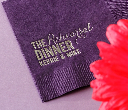 Personalized Cocktail Napkin