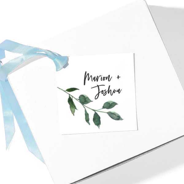 Square Gift Tag (Photo)