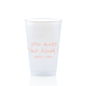 The ever-popular Matte Pastel Pink Ink 9 oz Frost Flex Cup with Matte Pastel Pink Ink Cup Ink Colors will look fabulous with your unique touch. Your guests will agree!