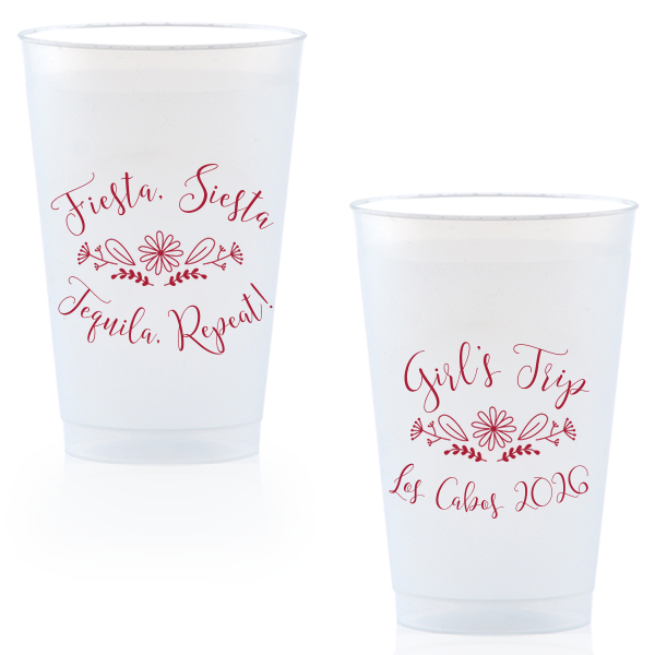 Our beautiful custom 12 oz Frosted Plastic Cup with Matte Lipstick Red Ink Colors has a Sunflower Floral graphic and a a sassy saying and will add that special attention to detail that cannot be overlooked.