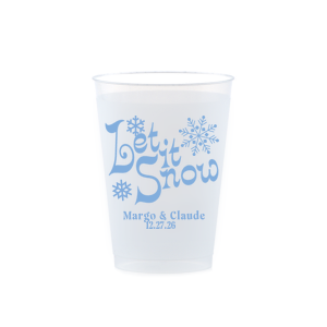 Celebrate the most wonderful time of the year with the Let It Snow Cup. A classic and cheerful design that is sure to warm hearts through the chilly holiday season. Available in a variety of colors and styles to best suit your tastes and needs. 