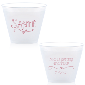 The Santé Cup is good for use in Frames themed parties and will add that special attention to detail that cannot be overlooked.