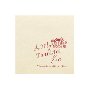 In My Thankful Era Napkin