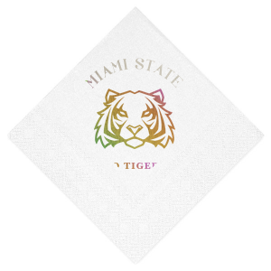 Elevate your Greek Week with our customizable napkins! Tailor them with your school name, slogan, or mascot in sleek designs. Ideal for rush events, sorority giveaways, and toga parties. Make every spill an opportunity to display school pride. A chic yet practical addition that transforms any gathering into a celebration of unity and spirit!