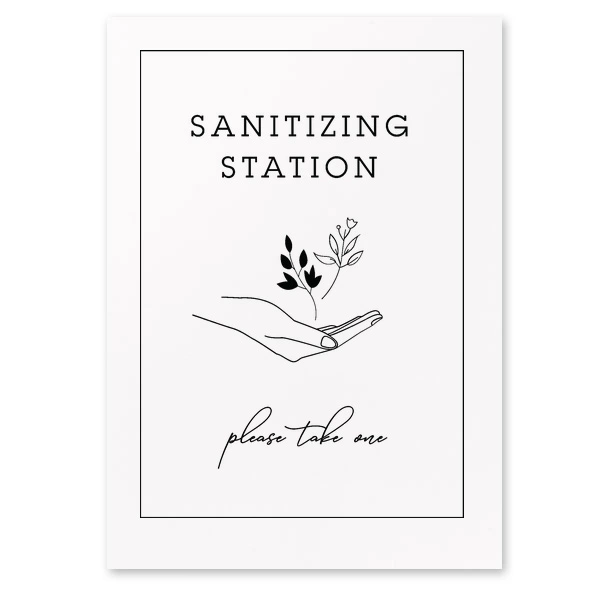 Social Distancing + Table Signs