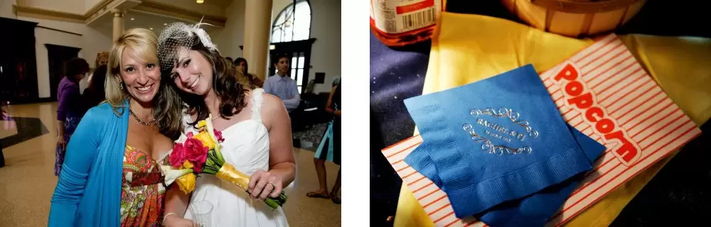 Summer Popcorn Wedding Reception