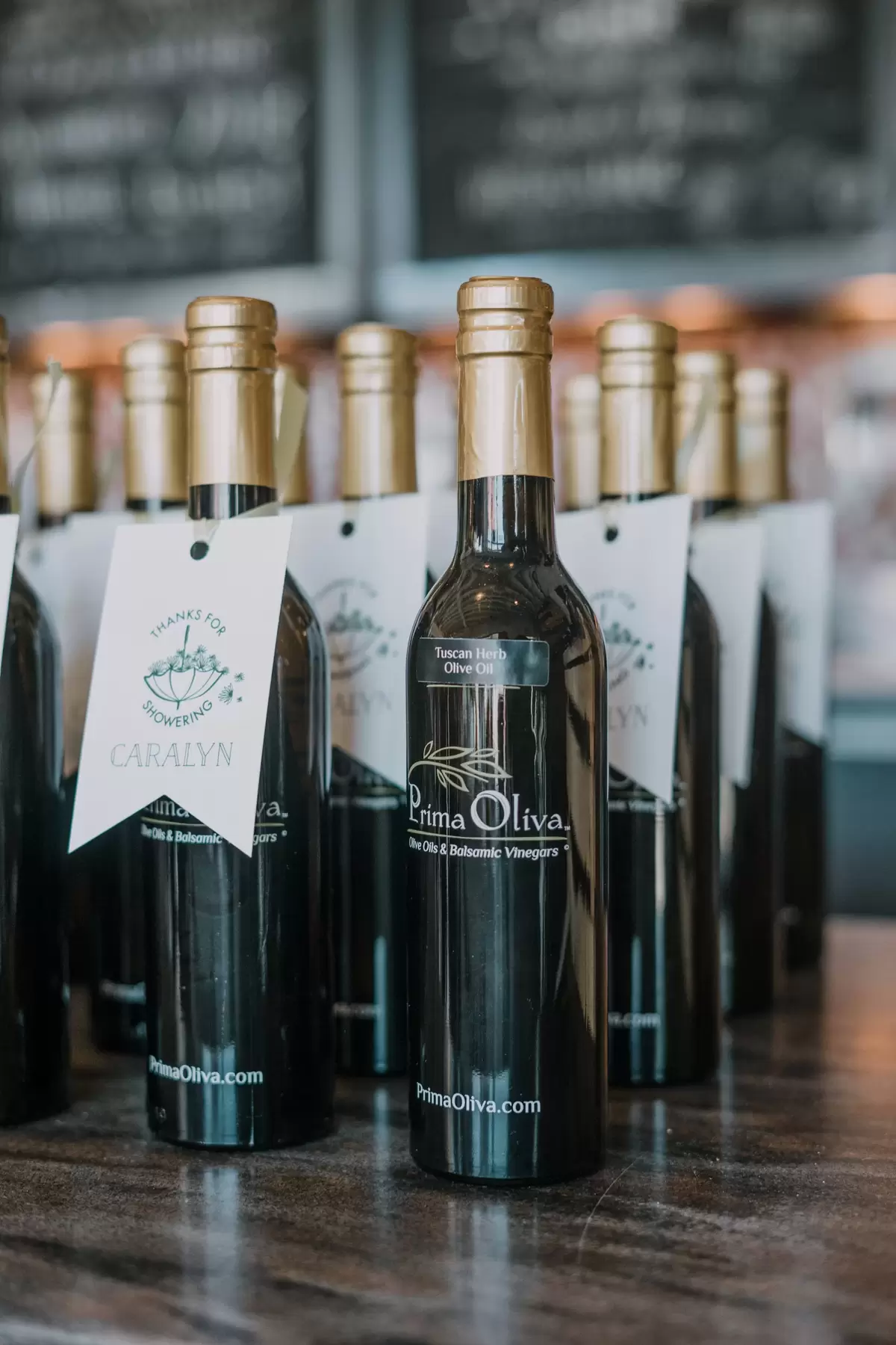 personalized party favor gift tags for bridal showers