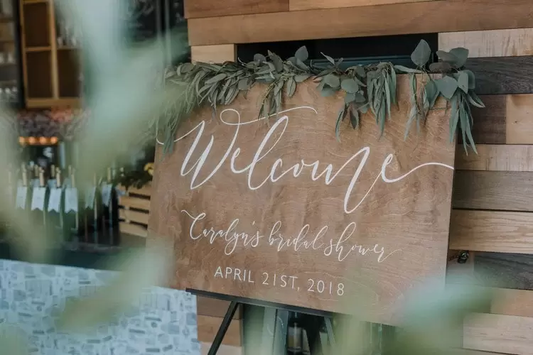 lemon and italian themed spring bridal shower