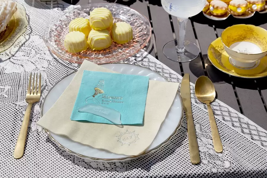 mermaid bridal shower tablescape