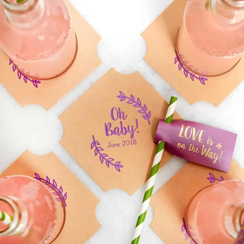 oh baby cute baby shower bar idea