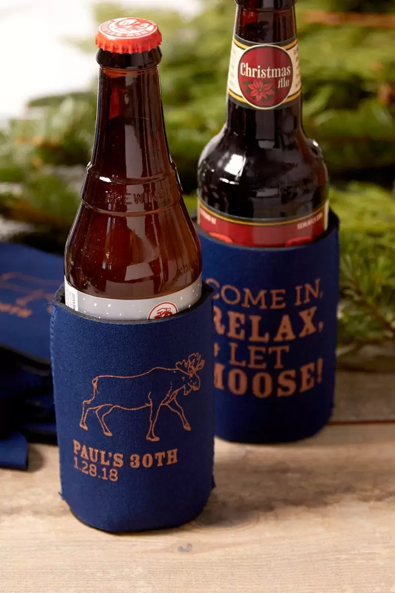 personalized party koozies