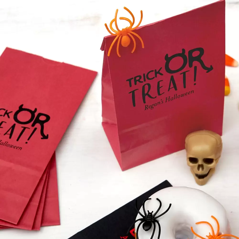 custom halloween gift bags