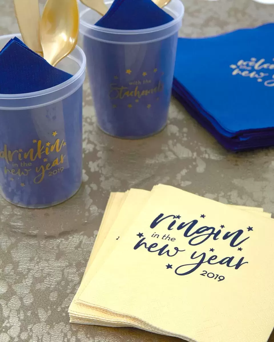 custom designed New Years party accessories