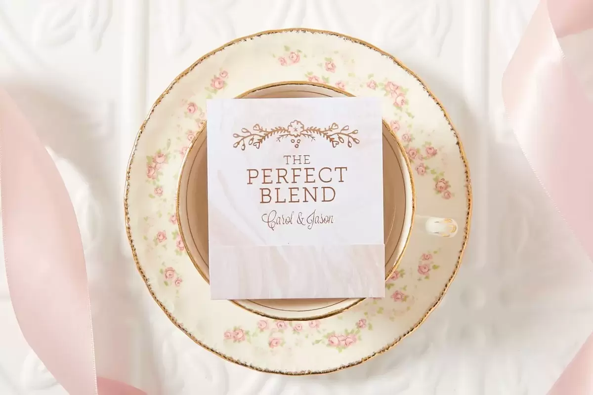 personalized bachelorette party tea favor