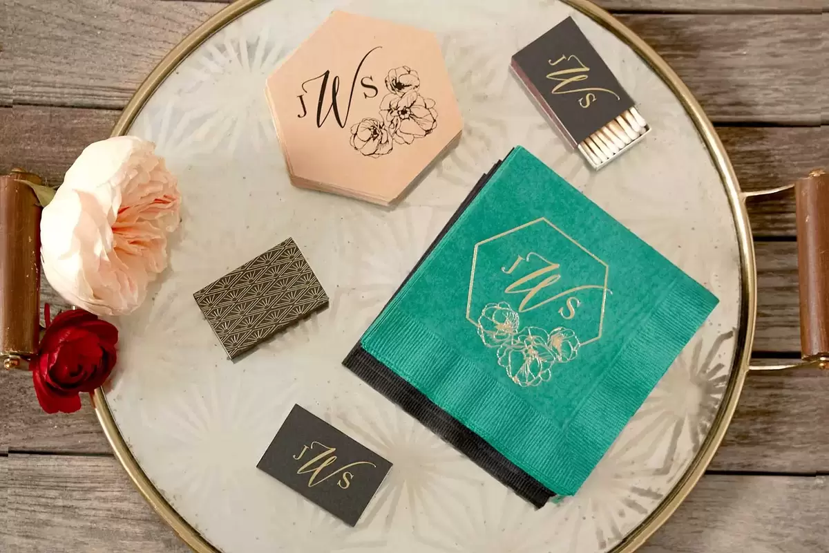 moody color palette custom party accessories