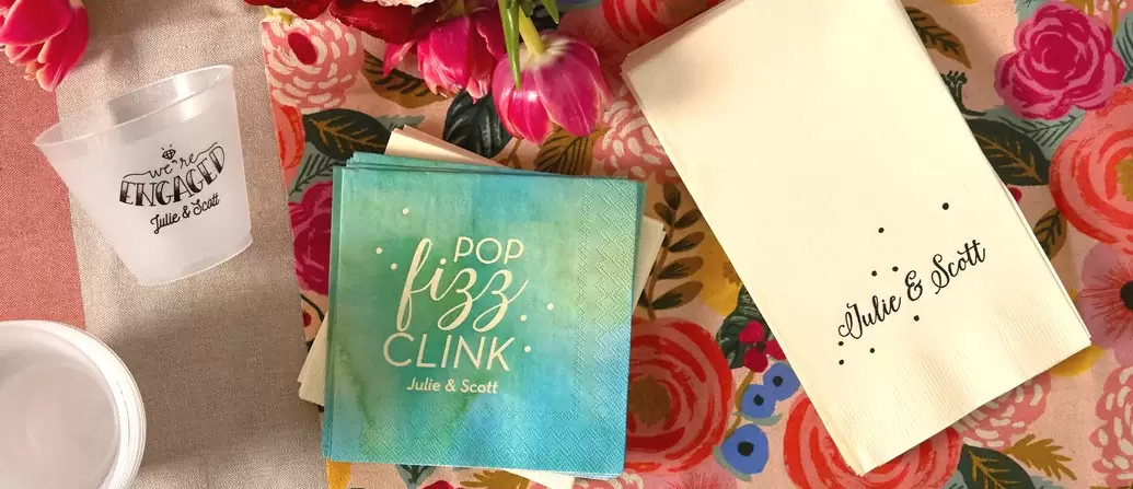 moody color palette watercolor cocktail napkins