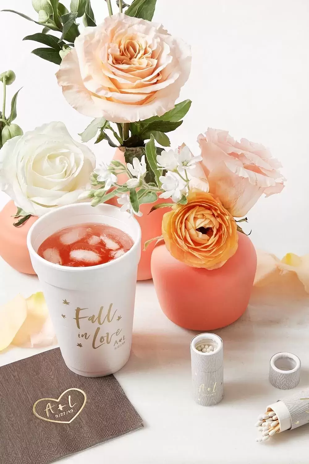 Personalized Styrofoam Wedding Cups are Versatile and Cost Effective