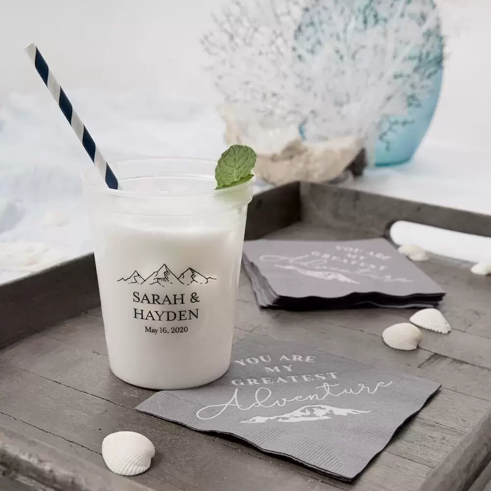 Custom Designed Stadium Cups are a Great Option for Your Wedding Reception