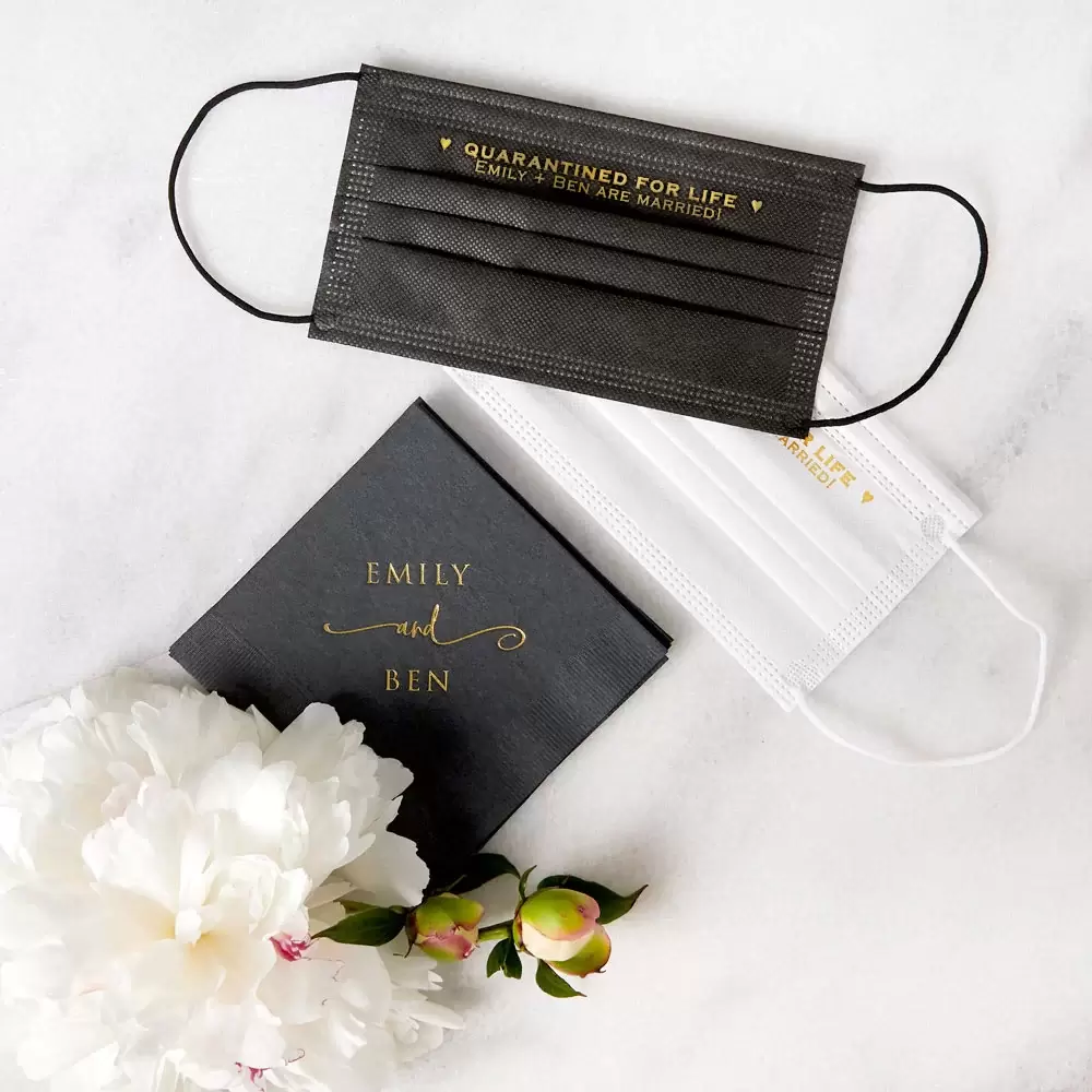Create Personalized Face Masks for Your Upcoming Wedding