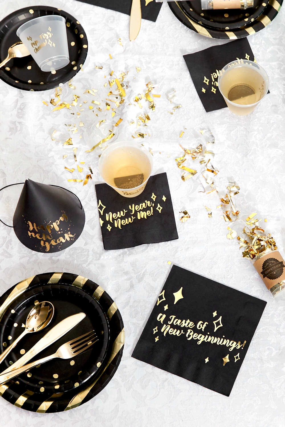 Custom New Years Party Supplies from For Your Party will help you ring in 2021 in safety and style!