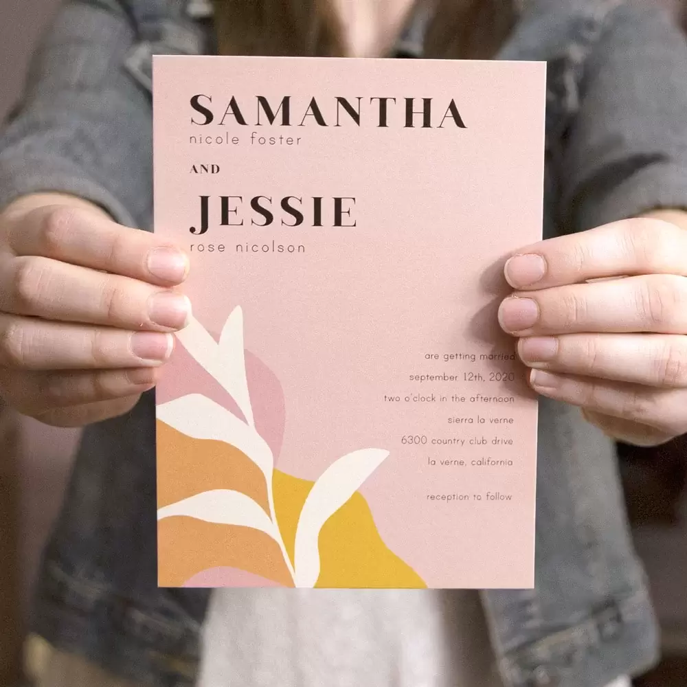 create custom wedding invitations with For Your Party