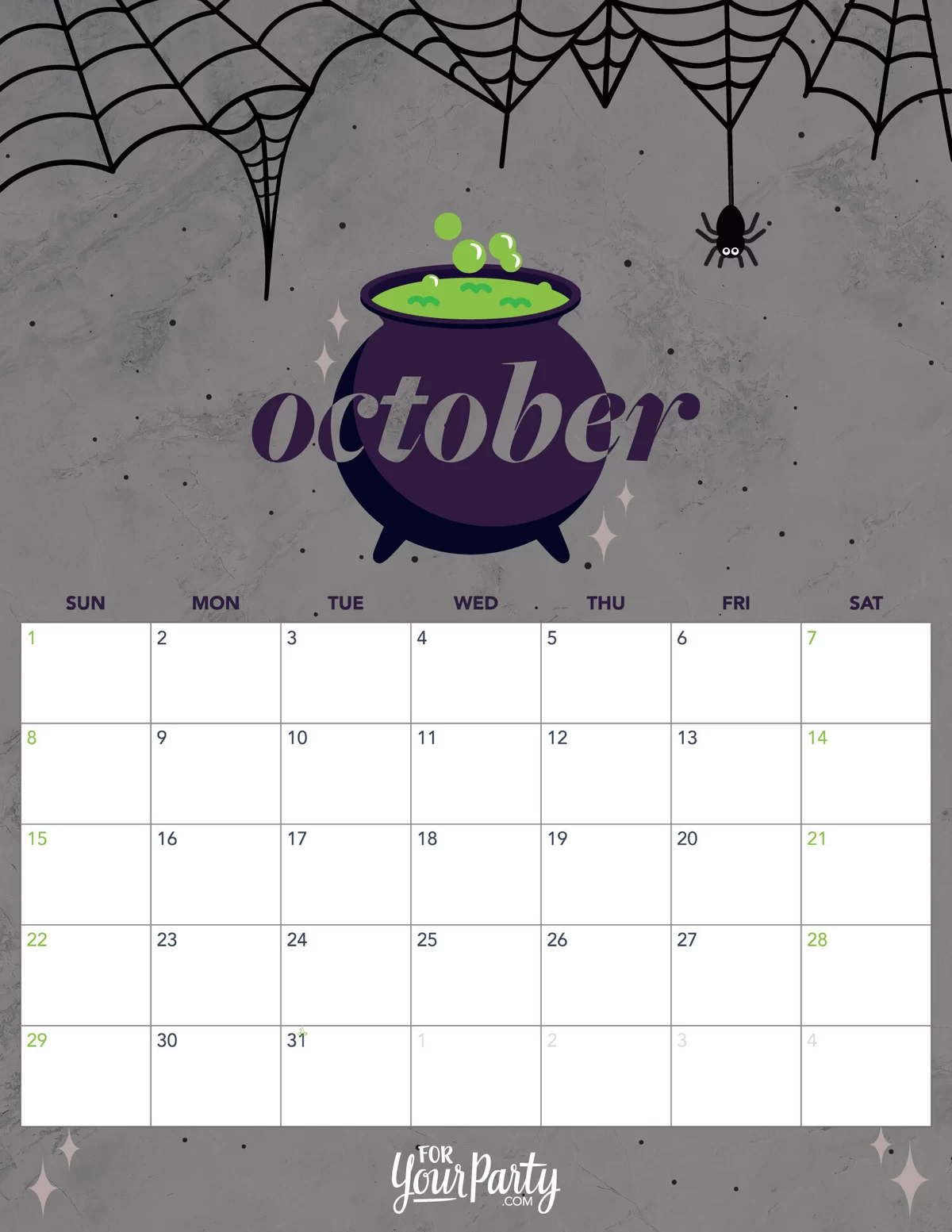 october