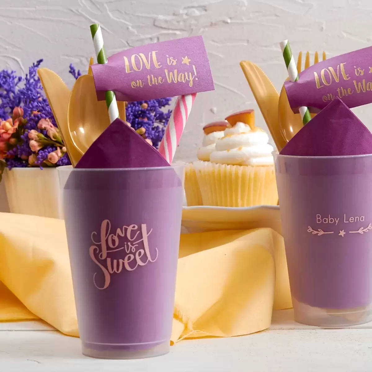 baby shower cups